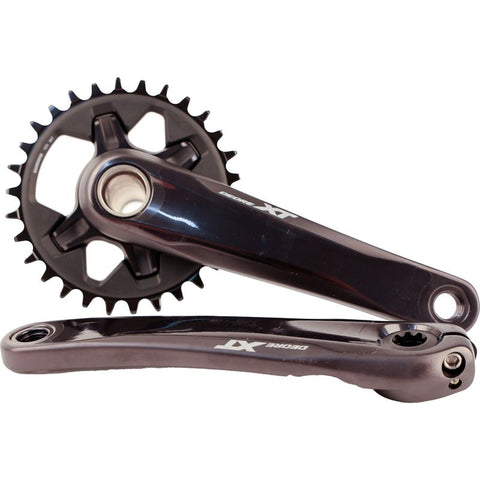 Shimano FC-M8100-1 Deore XT Crankset, 11/12-Speed, 52mm Chainline