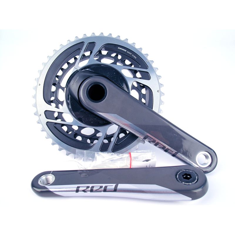 Sram RED AXS Road Bike Carbon Crankset / GXP Spindle / 12-Speed / 165mm /  46/33T