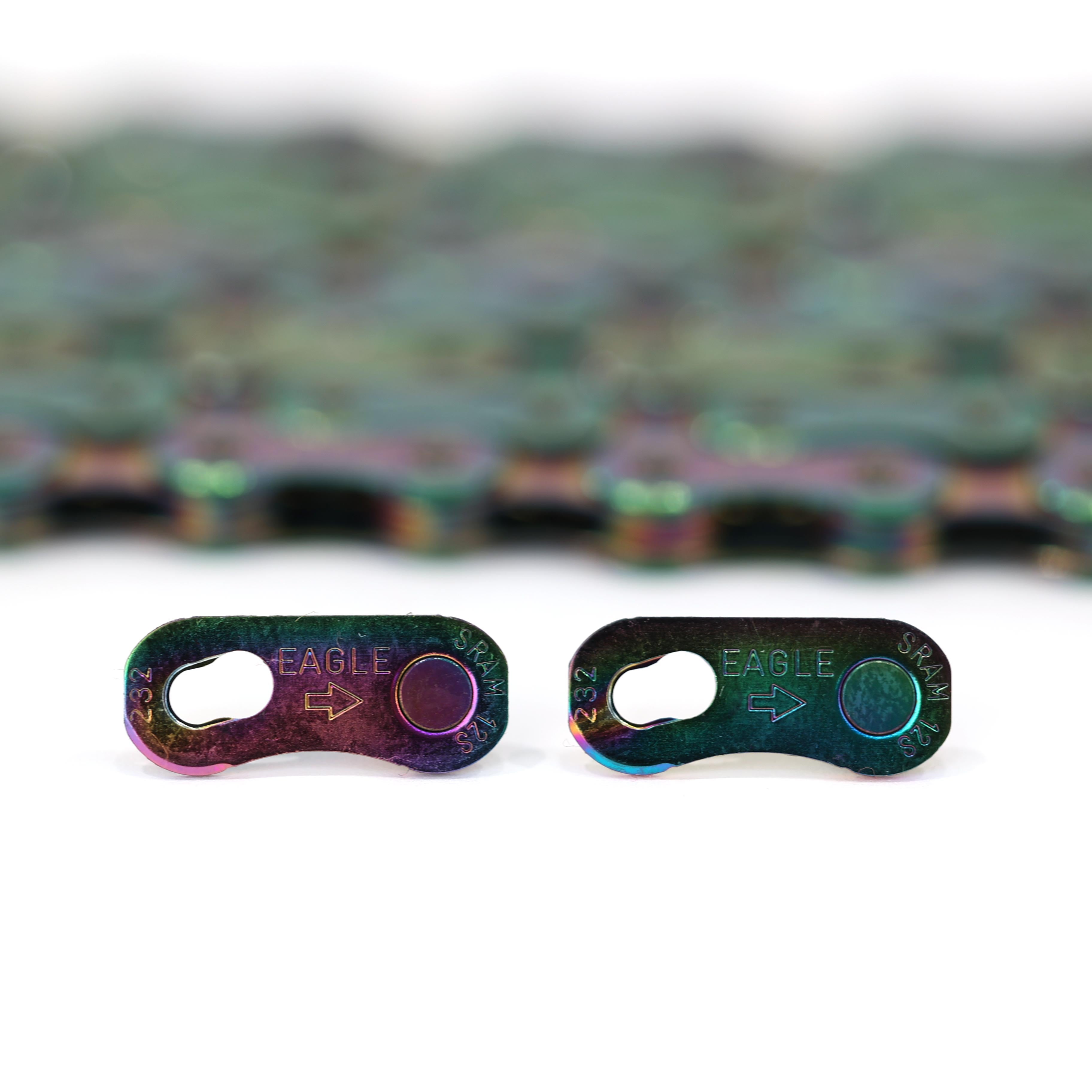 Sram XX1 Eagle AXS 12-Speed Chain, Rainbow, 126 Links – Wheel