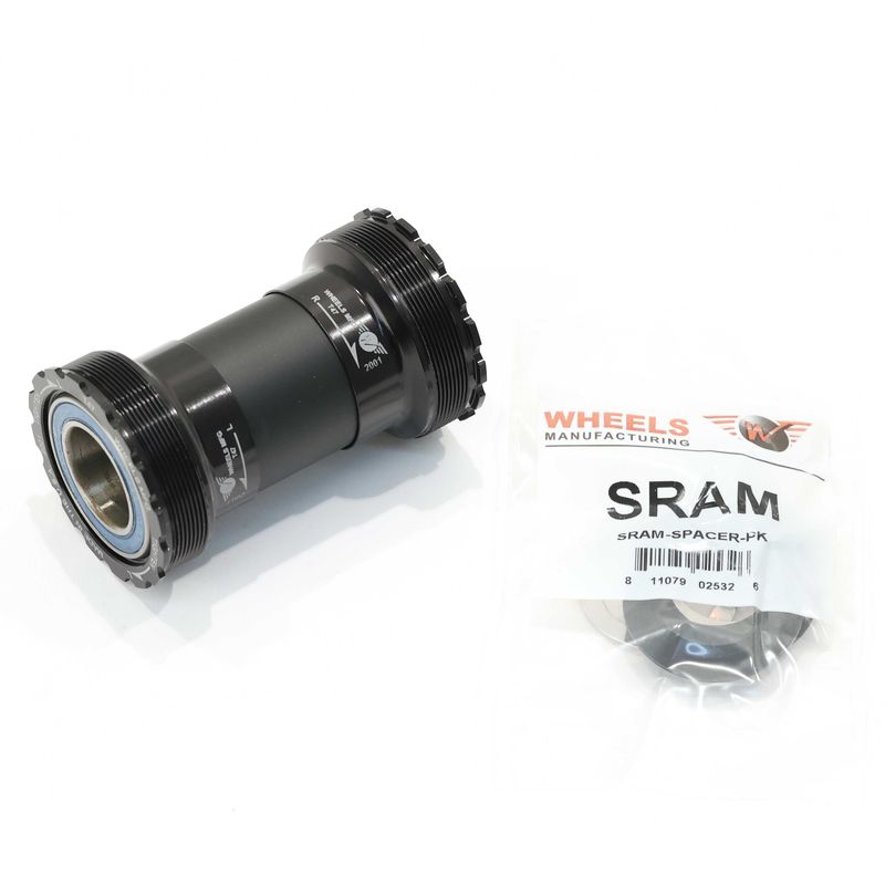 Wheels Manufacturing T47 Inboard Bottom Bracket, AC Bearing, 22/24mm G ...