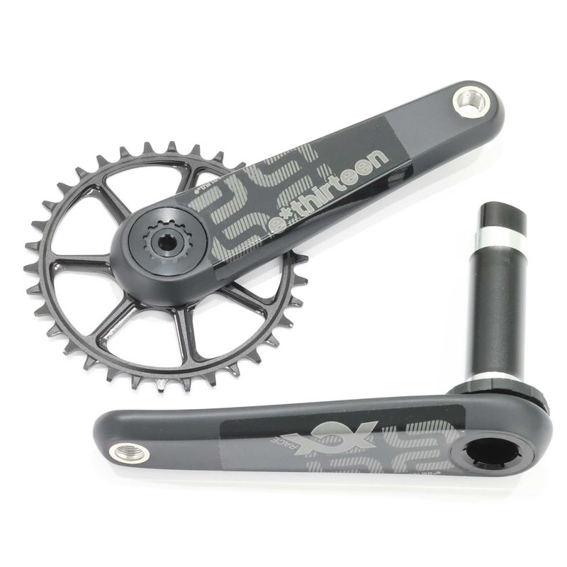e*thirteen XCX Race Carbon Crankset, 175mm, 34T, Boost, 52mm CL