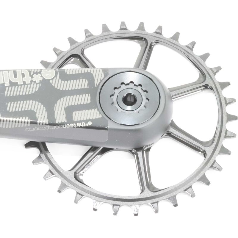 e*thirteen XCX Race Carbon Crankset, 175mm, 34T, Boost, 52mm CL