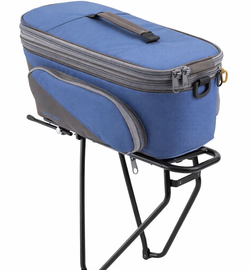 Racktime Basic 2.0 Rear Rack and Talis Plus 2.0 Bag Kit 29 Black Blue ...