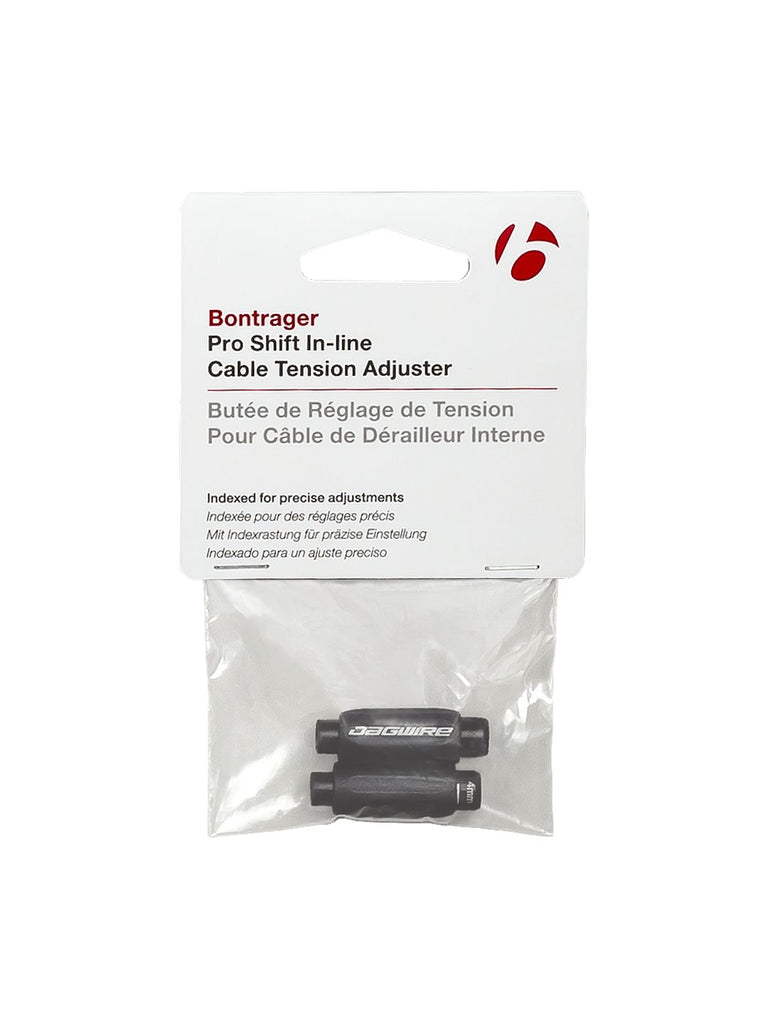 Bontrager Pro 4mm Inline Cable Tension Adjuster One size Black – Wheel ...