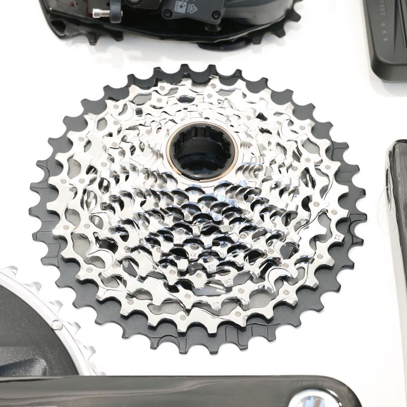 SRAM Rival AXS 2x12 Groupset - 46/33T Chainrings, 10-30T Cassette, Disc Brake, XDR Driver, Power Meter