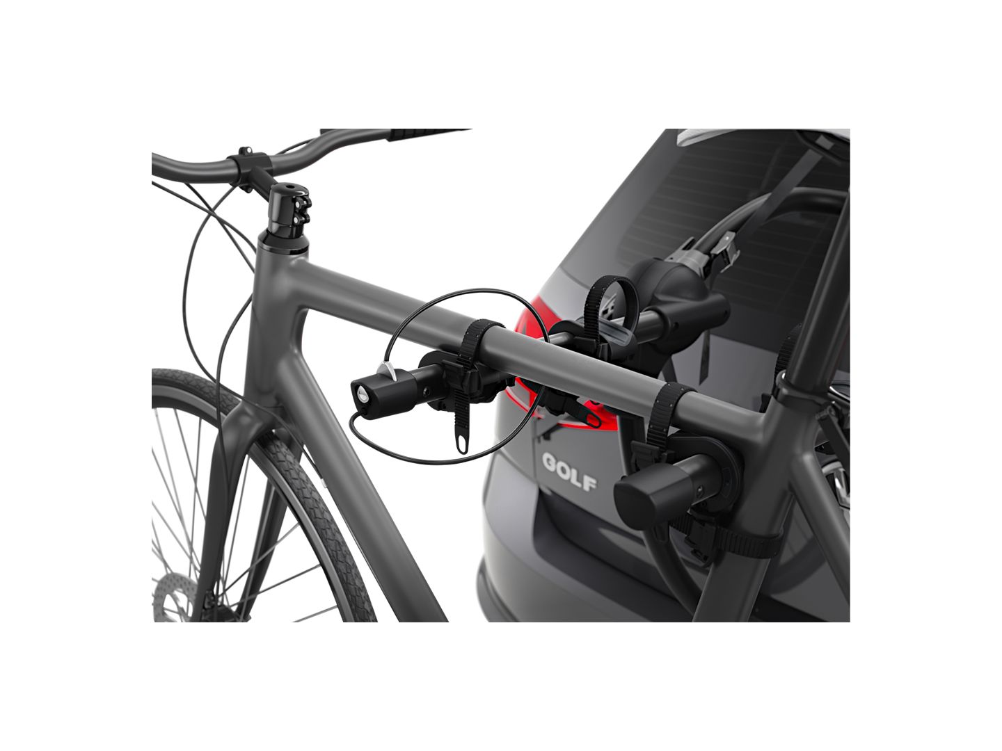 Gateway Rack Thule Gateway Pro 2-Bike Trunk Rack One size Black – Wheel & Sprocket ...