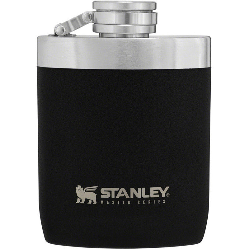Stanley Master Unbreakable Hip Flask: Foundry Black, 8oz 